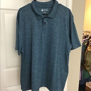 Haggar Clothing Blue-Gray Polo